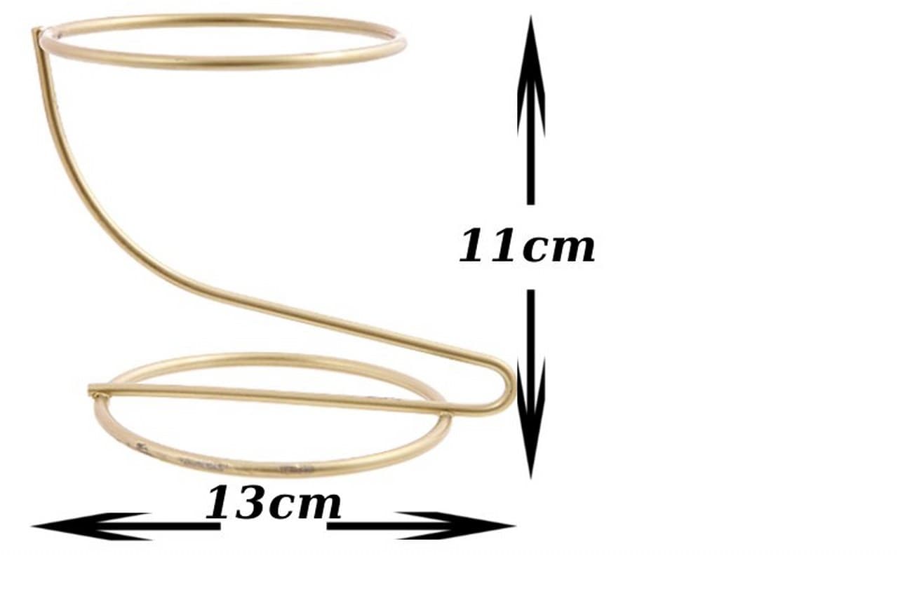 Stojak na jajko Faberge 95mm złoty