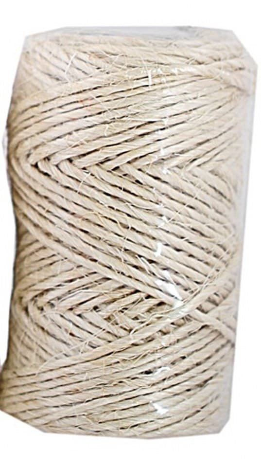 Sznurek sizalowy 100g/50mb, naturalny