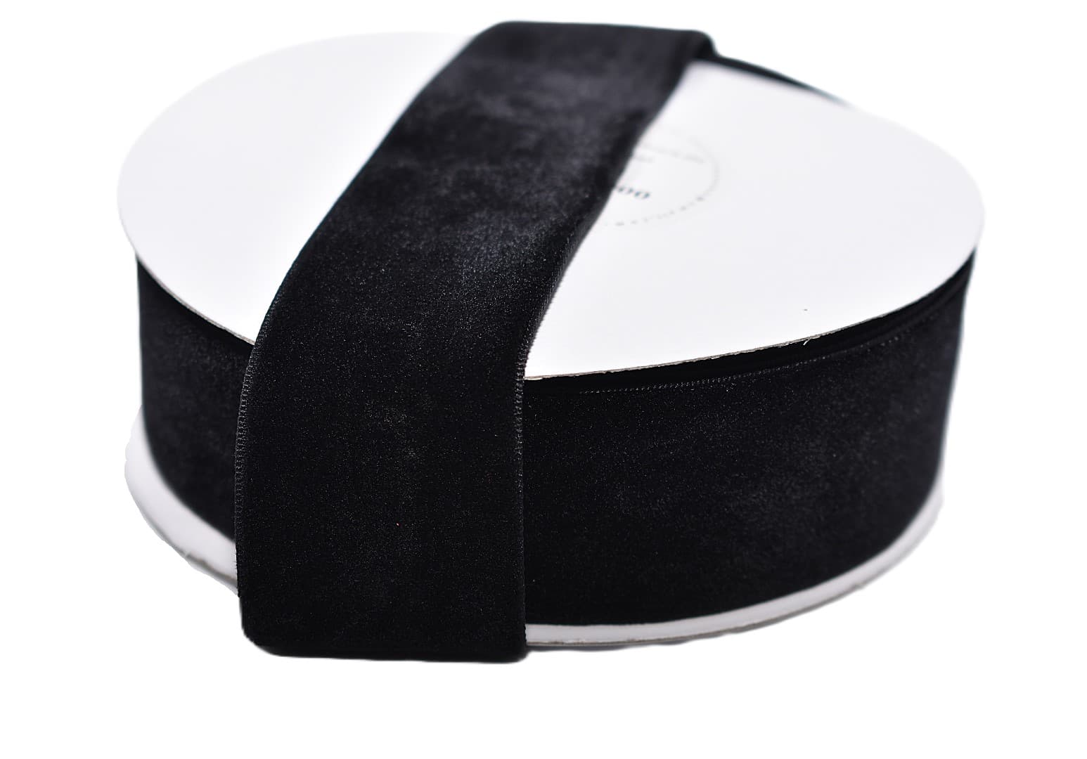 Wstążka aksamitna velvetowa, 38mm/9mb, czarna