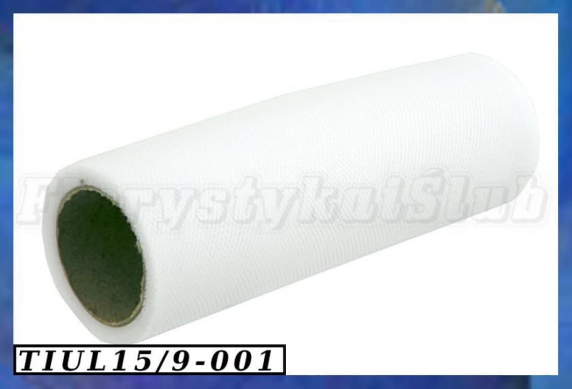 Tiul Drobny, 15cm/9m biały TL15-001