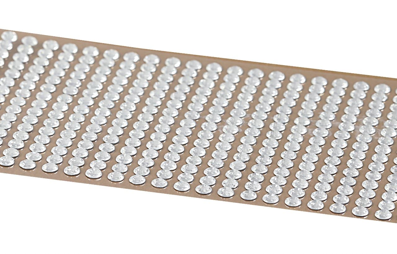 Dżety samoprzylepne kryształki 5mm/330szt, srebrne