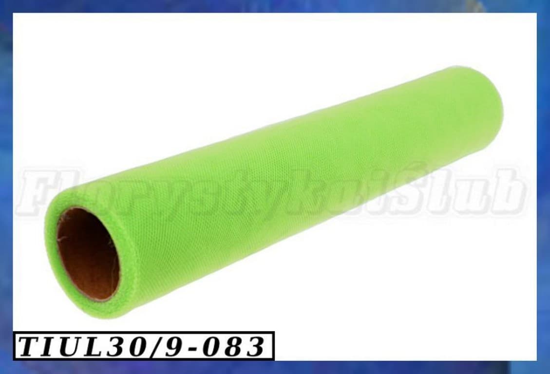 Tiul Drobny, 30cm/9m seledynowy