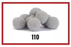 Pompony welurowe, śr.2cm/20szt, srebrne