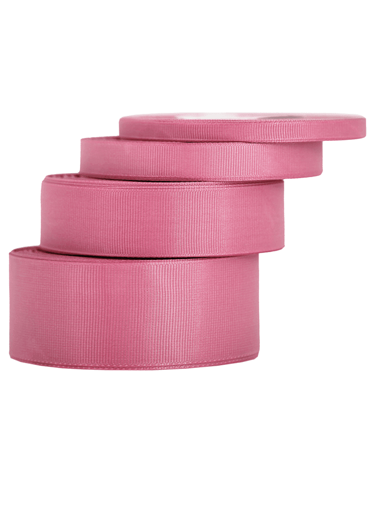 Wstążka rypsowa, 25mm/22mb, brudny róż/3