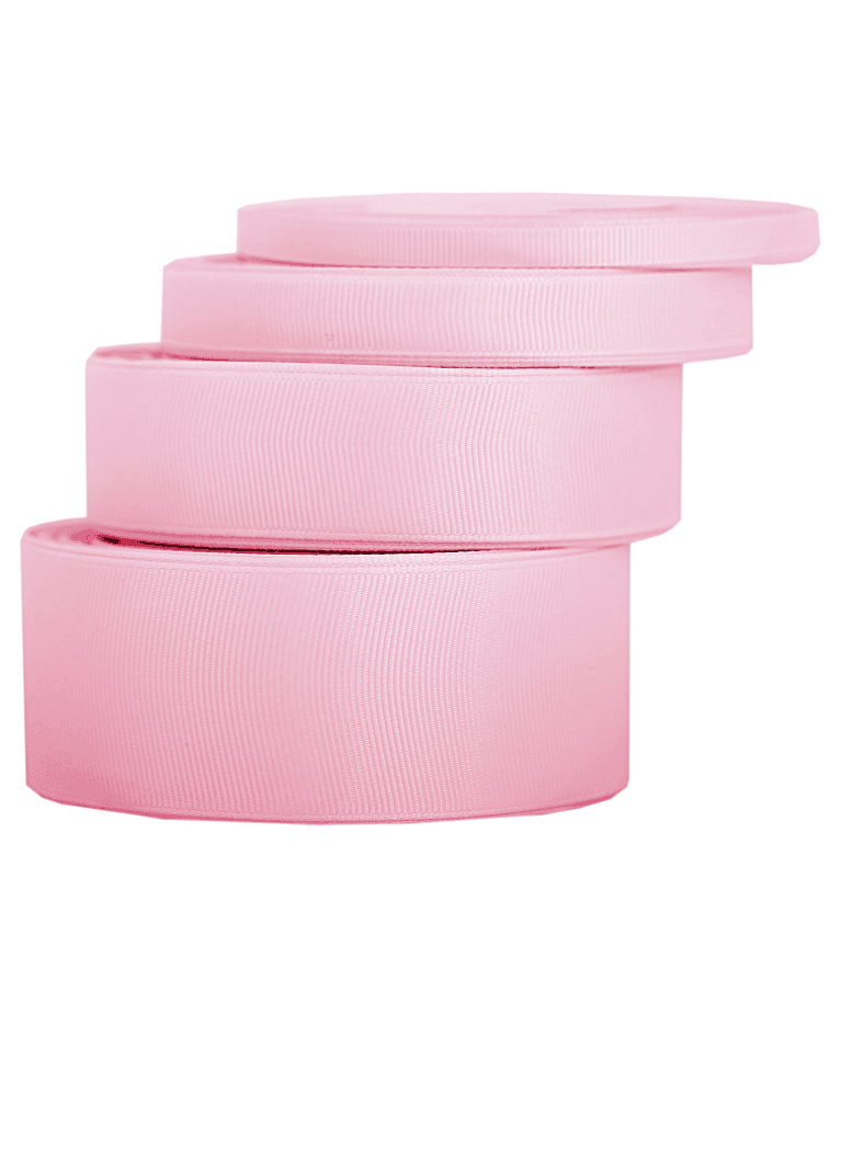 Wstążka rypsowa, 25mm/22mb, jasny brudny róż/2