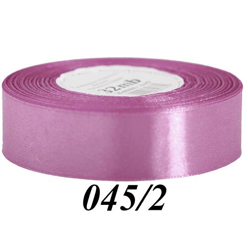 Wstążka satynowa 25mm/32mb, brudny róż/2