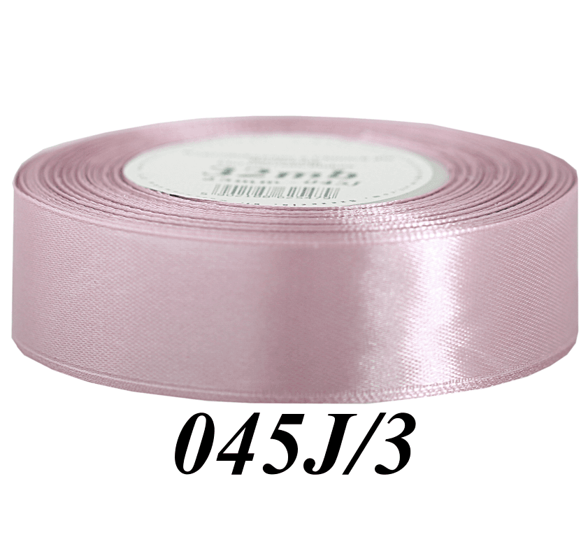 Wstążka satynowa 25mm/32mb, jasny brudny róż/3