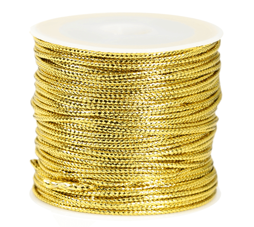 Sznurek florystyczny metalizowany 1,5mm/20y, złoty
