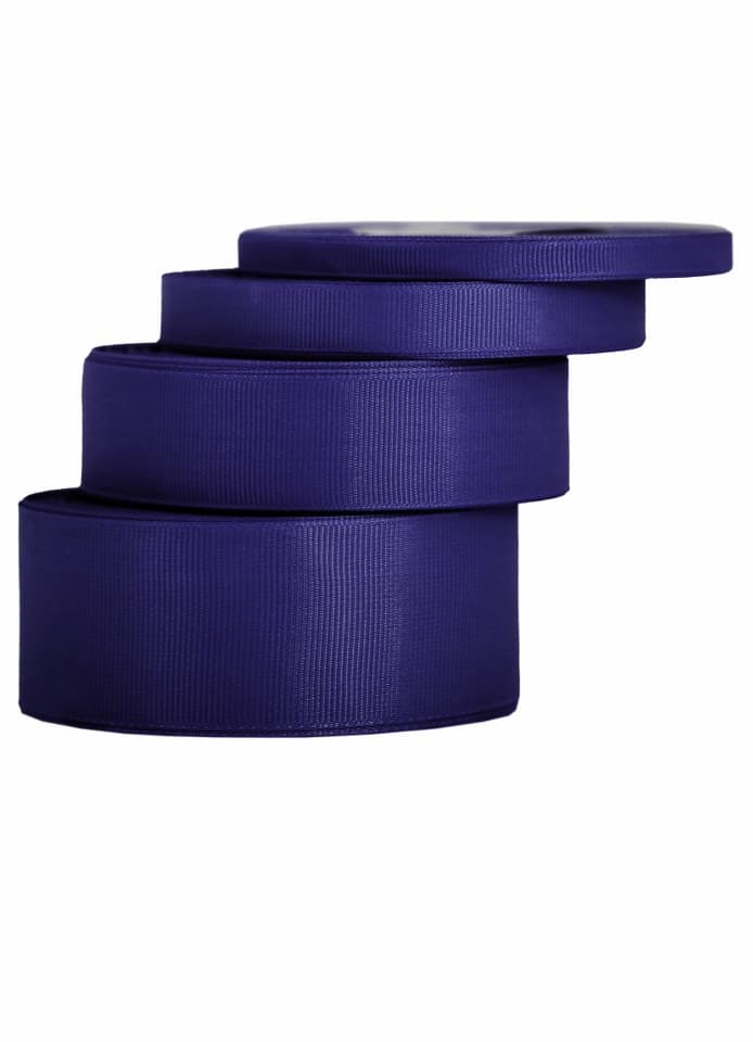 Wstążka rypsowa, 6mm/22mb, ciemnogranatowa