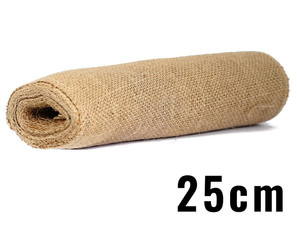 Juta obszywana naturalna, 25cm/3y