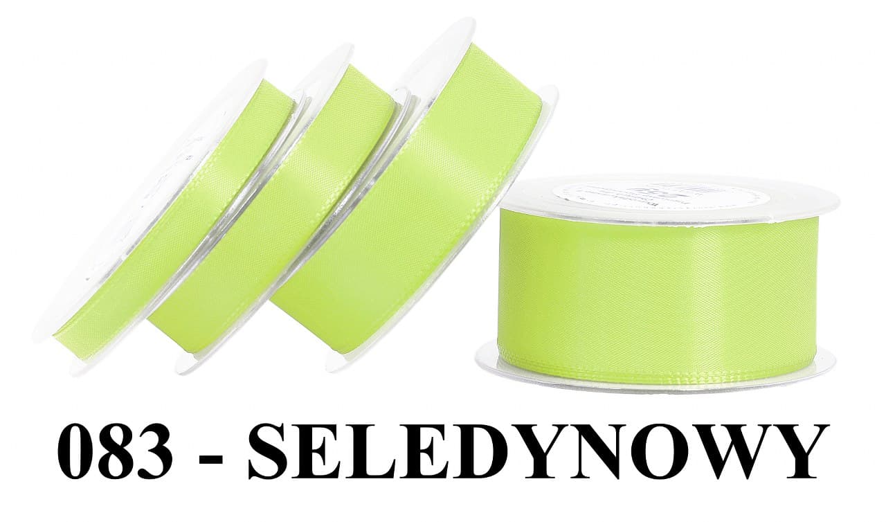 Wstążka z tafty, 25mm/22mb, seledynowa