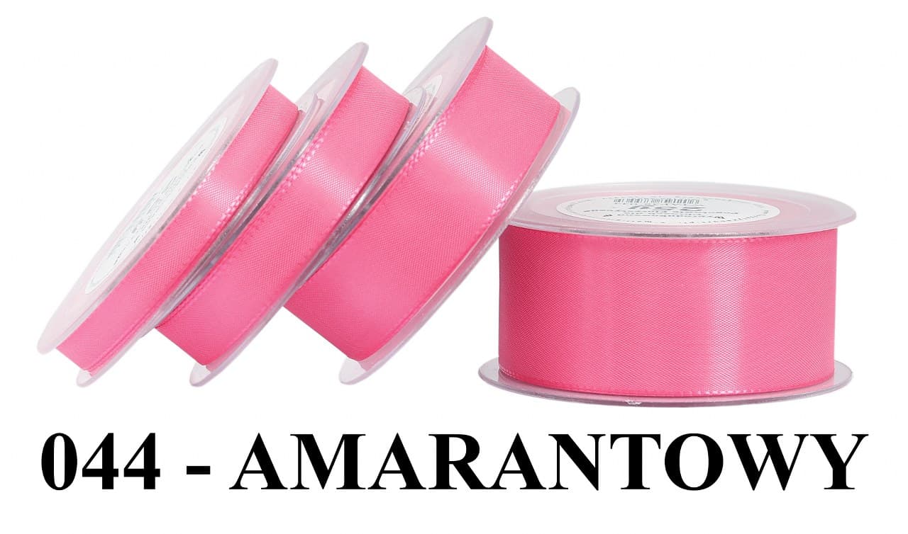 Wstążka z tafty, 38mm/22mb, amarantowa