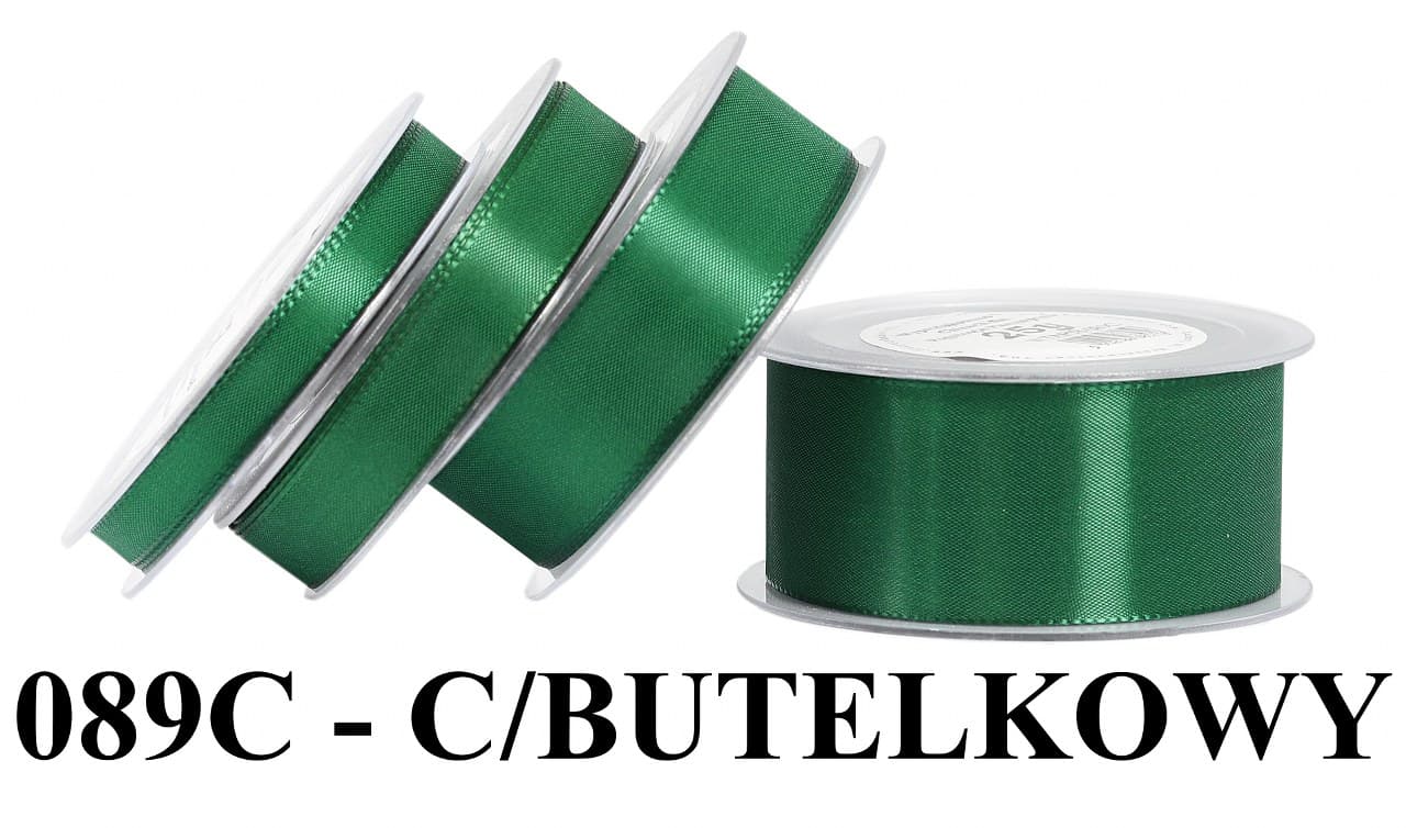 Wstążka z tafty, 38mm/22mb, ciemna butelka