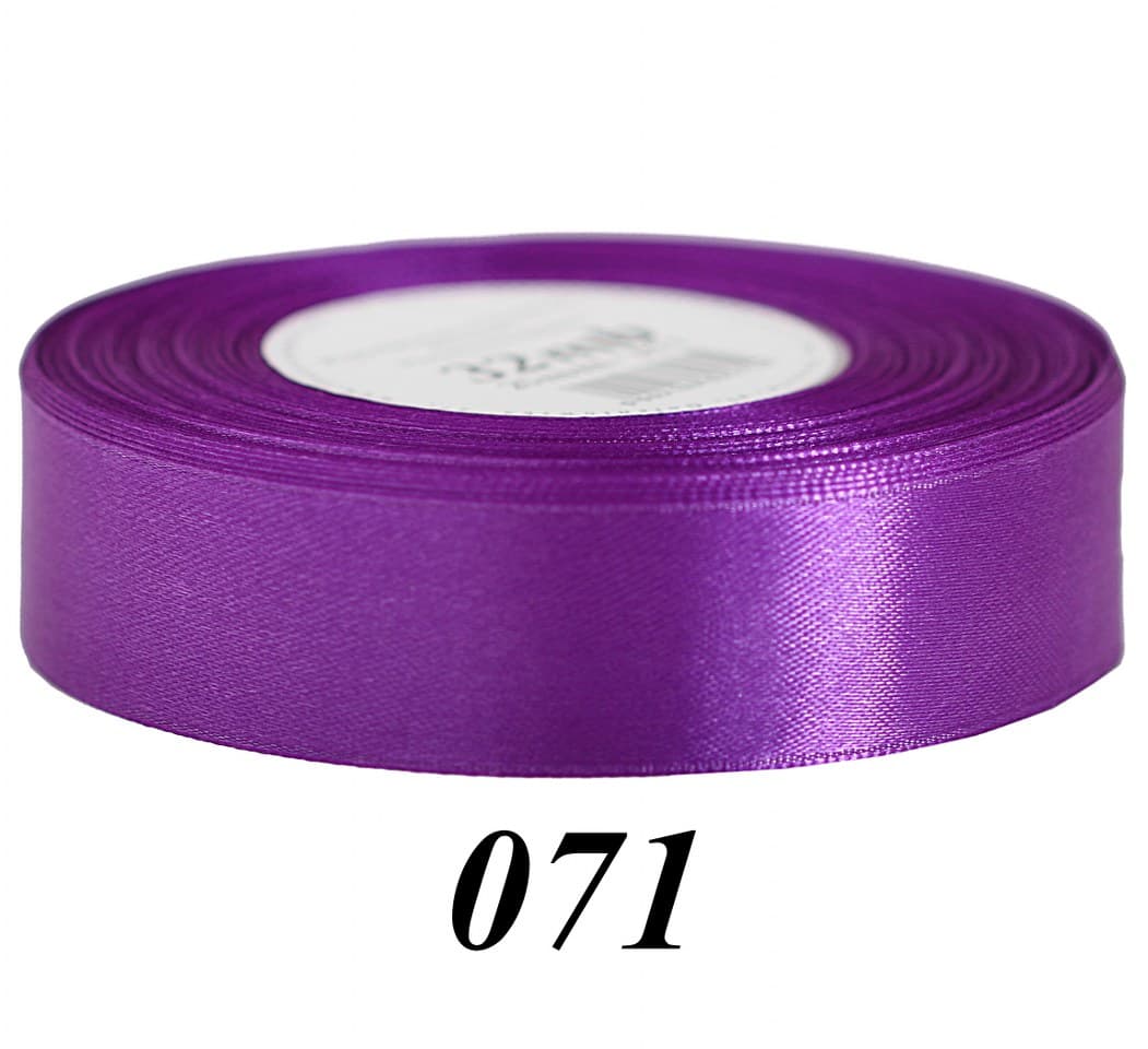 Wstążka satynowa 25mm/32mb, jasnofioletowa