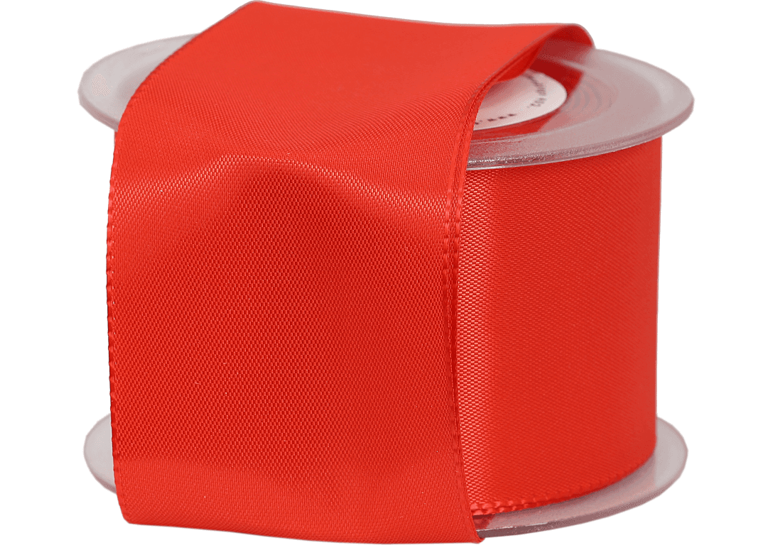 Wstążka z tafty, 50mm/22mb, czerwona