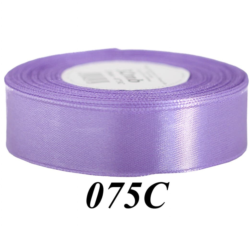 Wstążka satynowa 25mm/32mb, ciemnowrzosowa