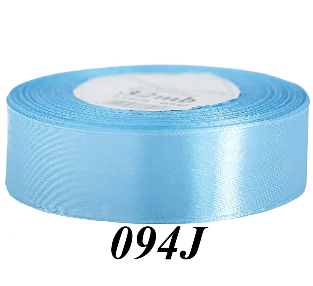 Wstążka satynowa 25mm/32mb, jasnoturkusowa