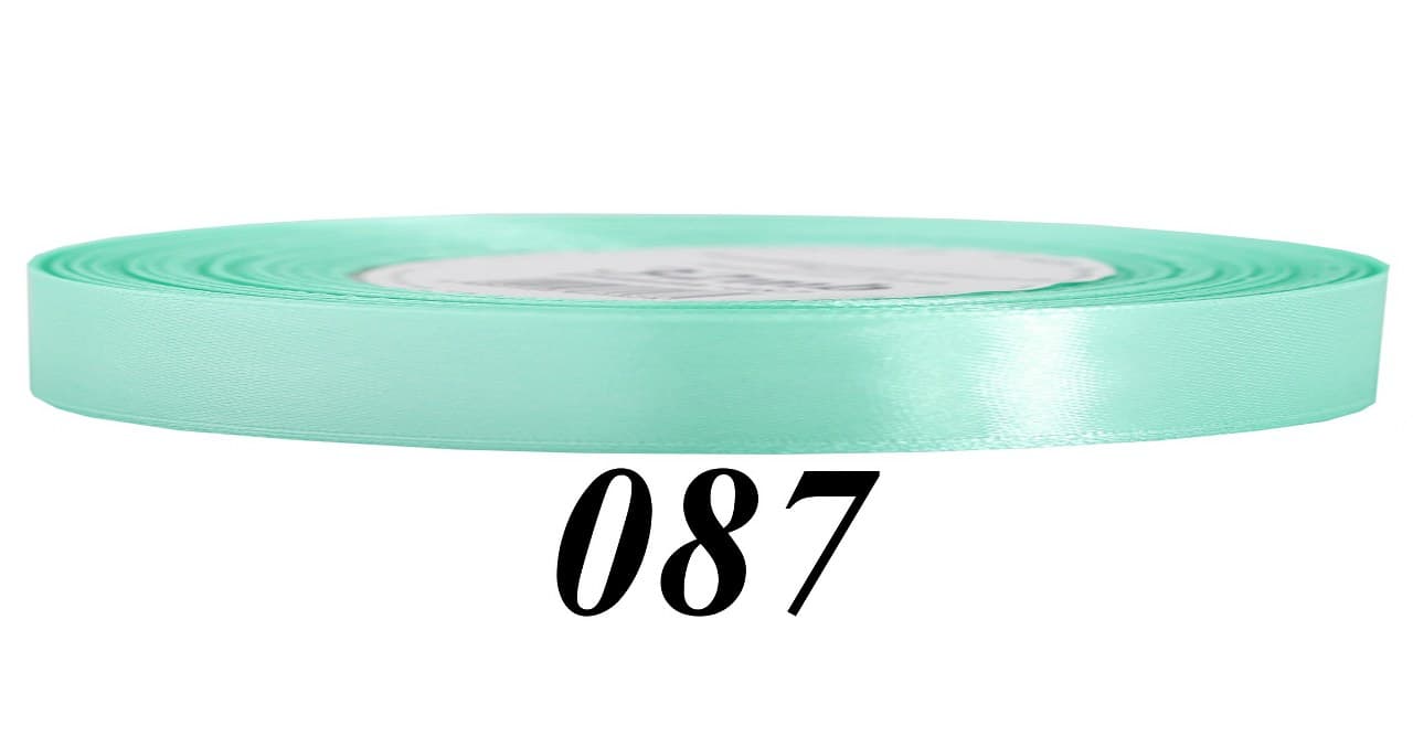 Wstążka satynowa 6mm/32mb, miętowa