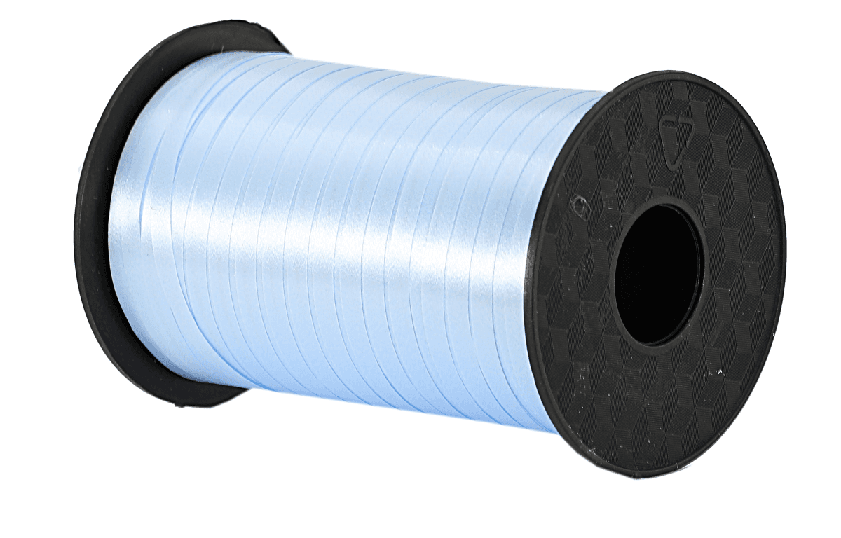 Wstążka plastikowa PP 0,5cm/225mb, błękitna