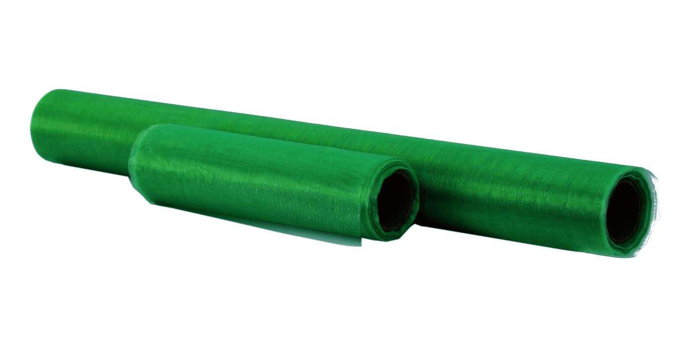 Organza nieobszywana miękka 16cm/8,1mb, trawa