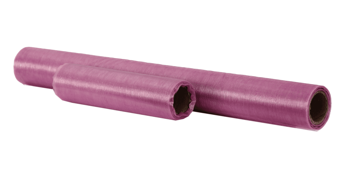 Organza nieobszywana miękka, 40cm/8,1mb brudny róż