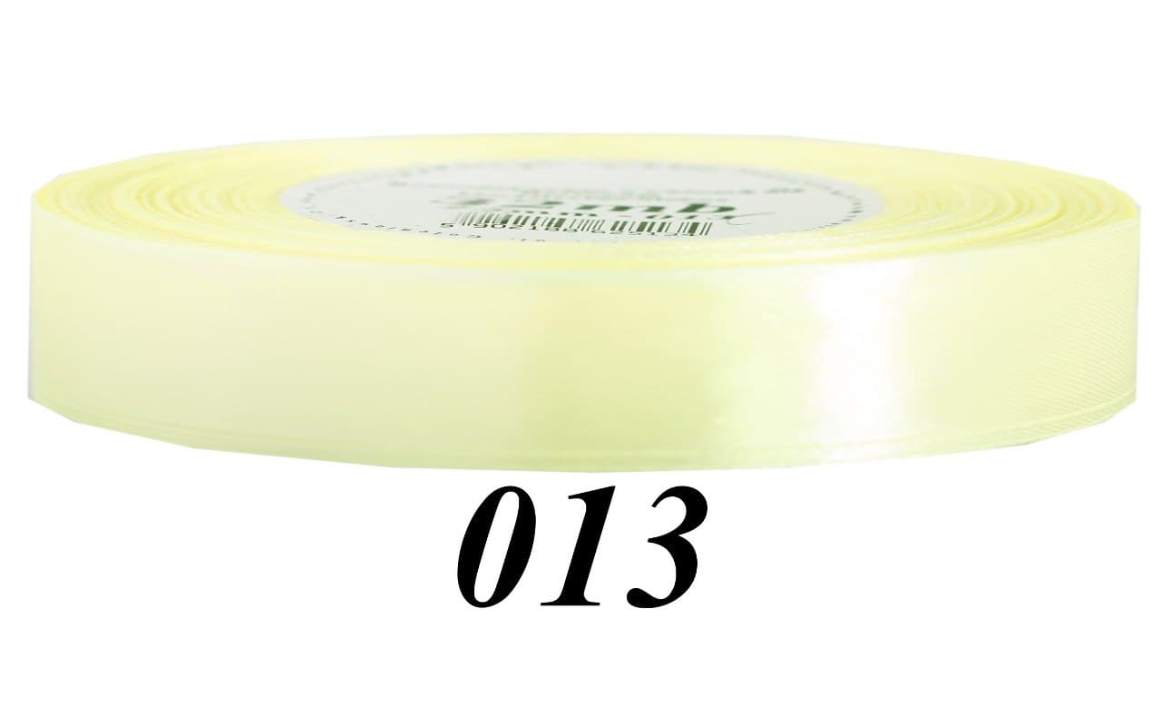 Wstążka satynowa 12mm/32mb, budyniowa