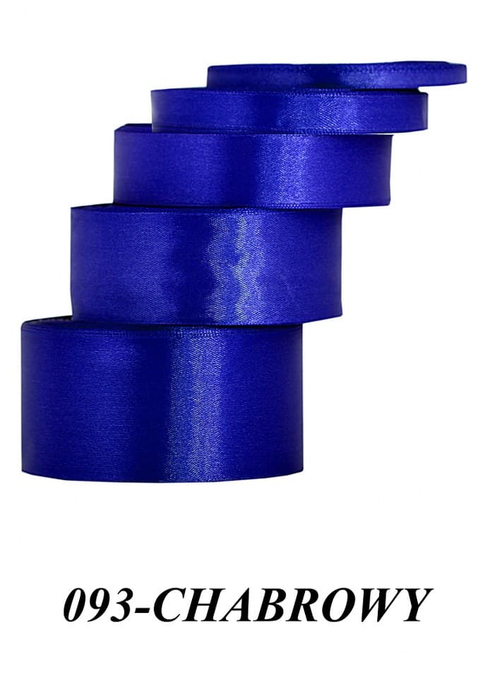 Wstążka satynowa 12mm/32mb, chabrowa