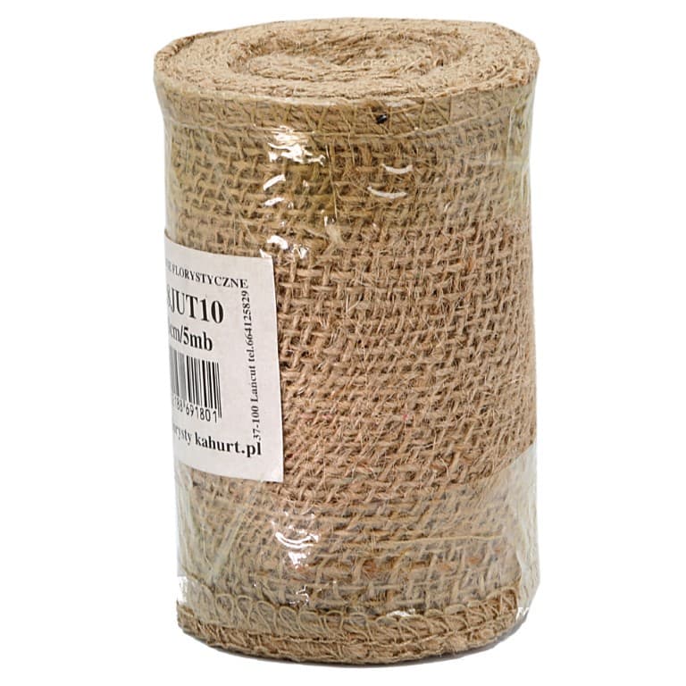 Juta obszywana, 9x8,10cm/5mb, 260g/m2, natura