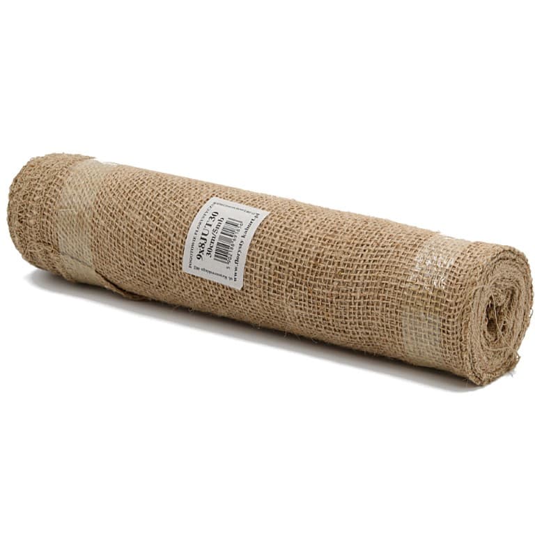 Juta obszywana, 9x8,30cm/5mb, 260g/m2, natura