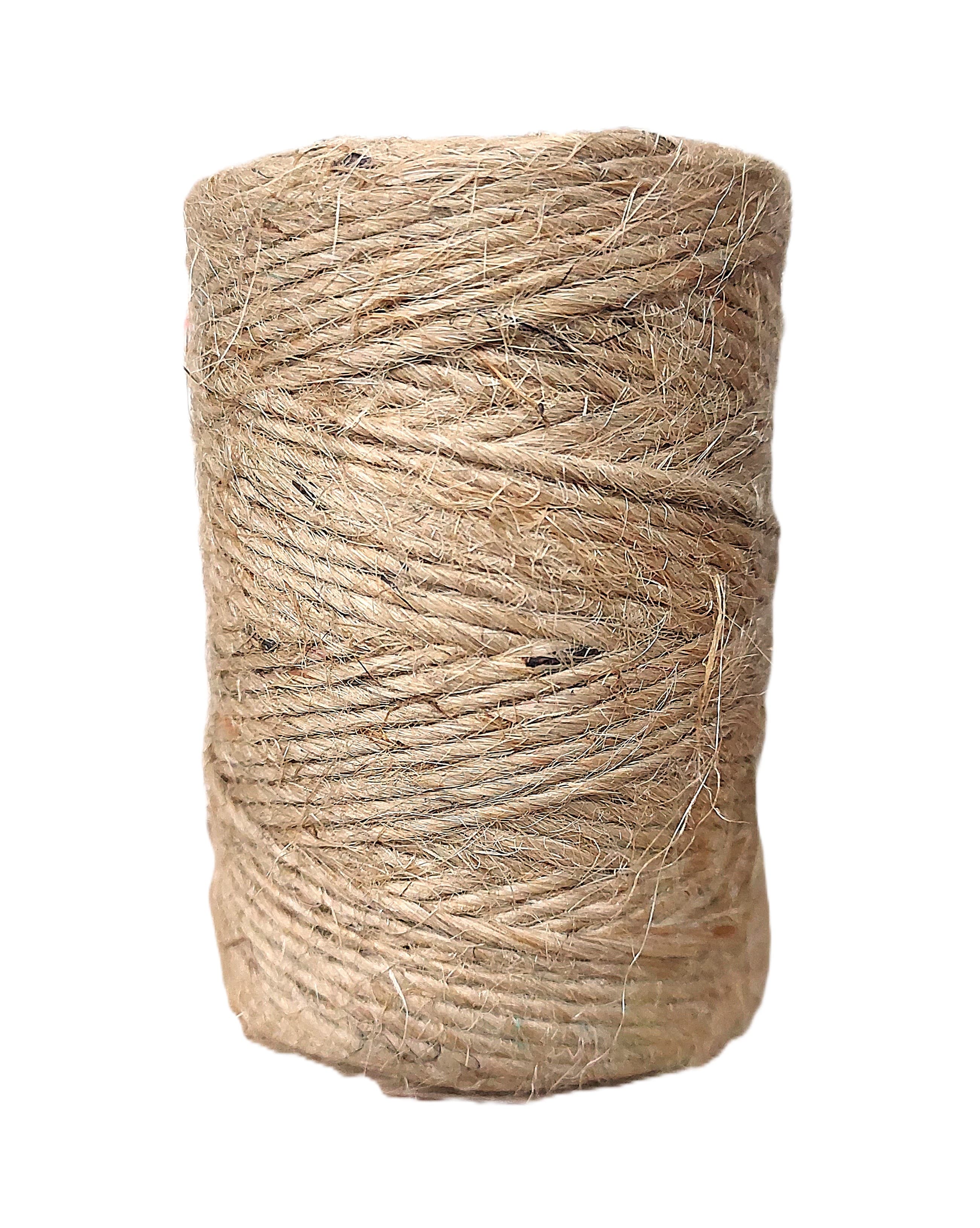 Sznurek jutowy, śr 1mm/83mb/100 gramów, naturalny