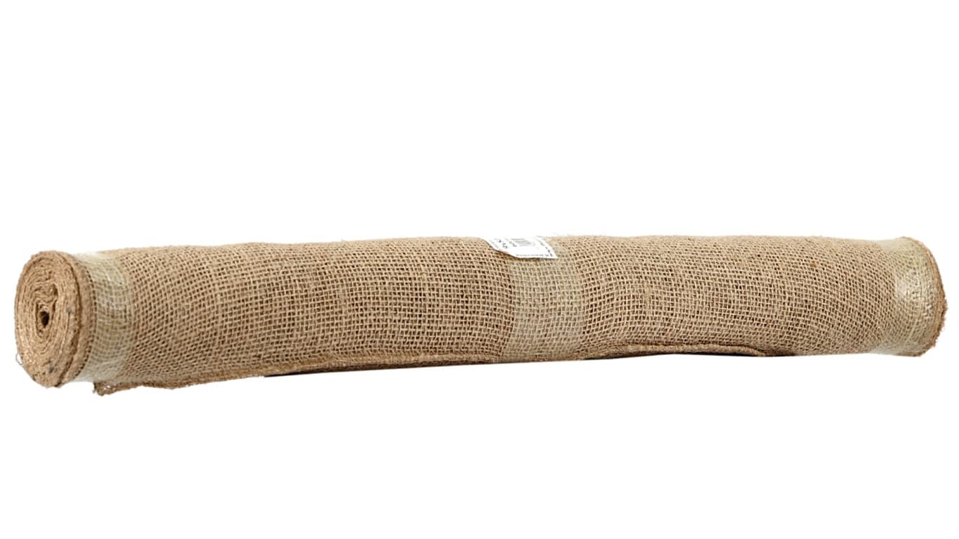 Juta obszywana, 9x8,60cm/5mb, 260g/m2, natura