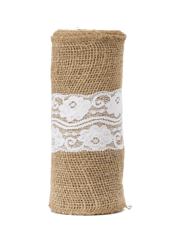 Juta obszywana z koronką, 9x8, 20cm/5mb, 260g/m2