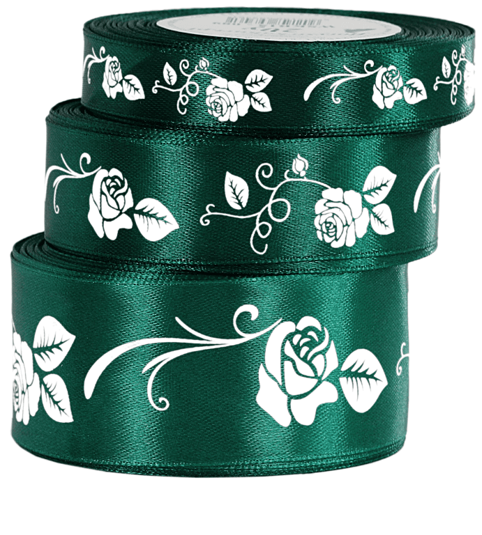Wstążka satynowa RÓŻA, 38mm/18mb, butelka
