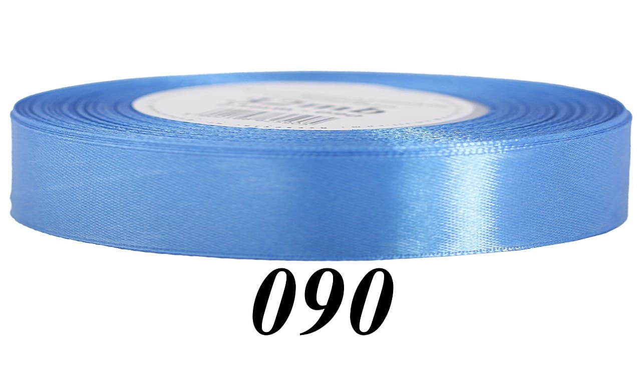 Wstążka satynowa 12mm/32mb, niebieska