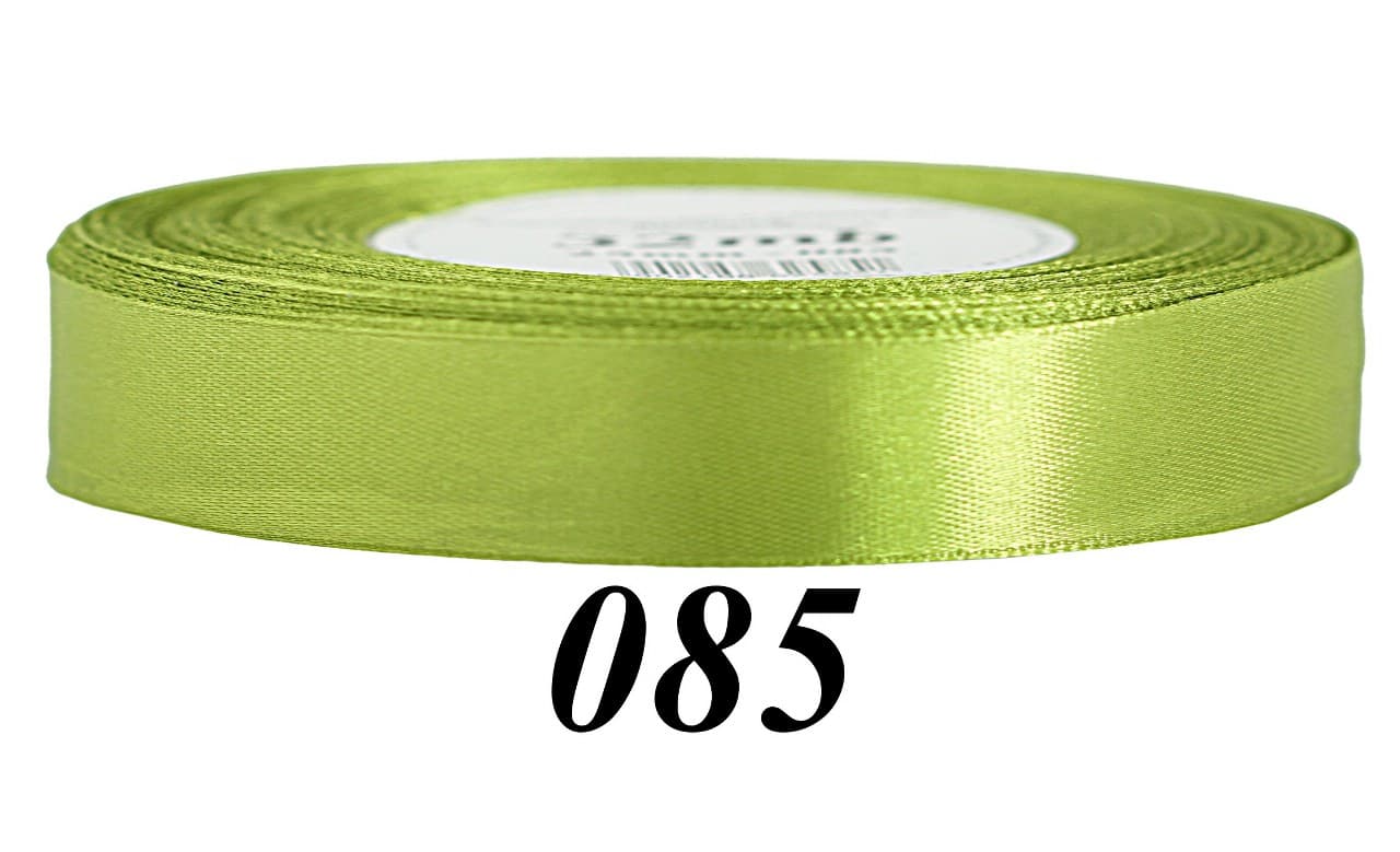 Wstążka satynowa 12mm/32mb, oliwka