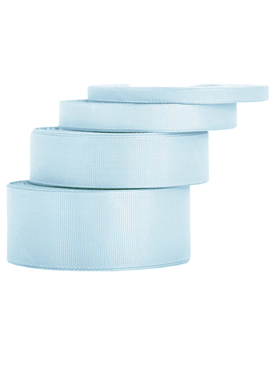 Wstążka rypsowa, 12mm/22mb, jasnobłękitna