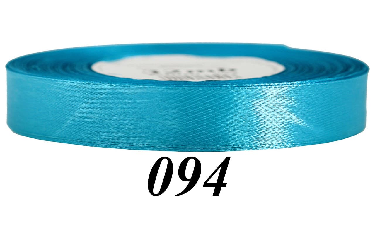 Wstążka satynowa 12mm/32mb, turkusowa