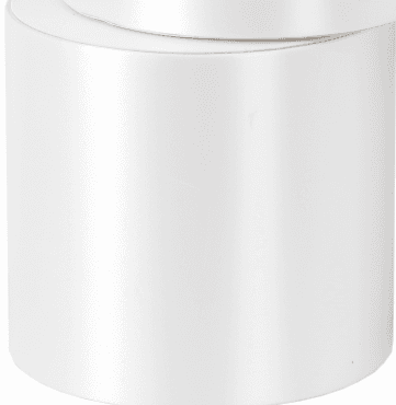 Wstążka polipropylenowa 10cm/50mb, biała perłowa