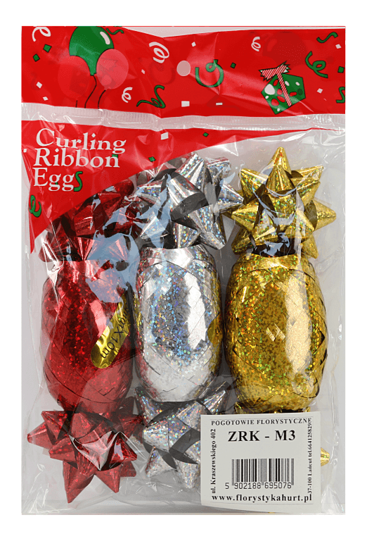 Zestaw 3 kokony+6 rozet/MIX KOLOR