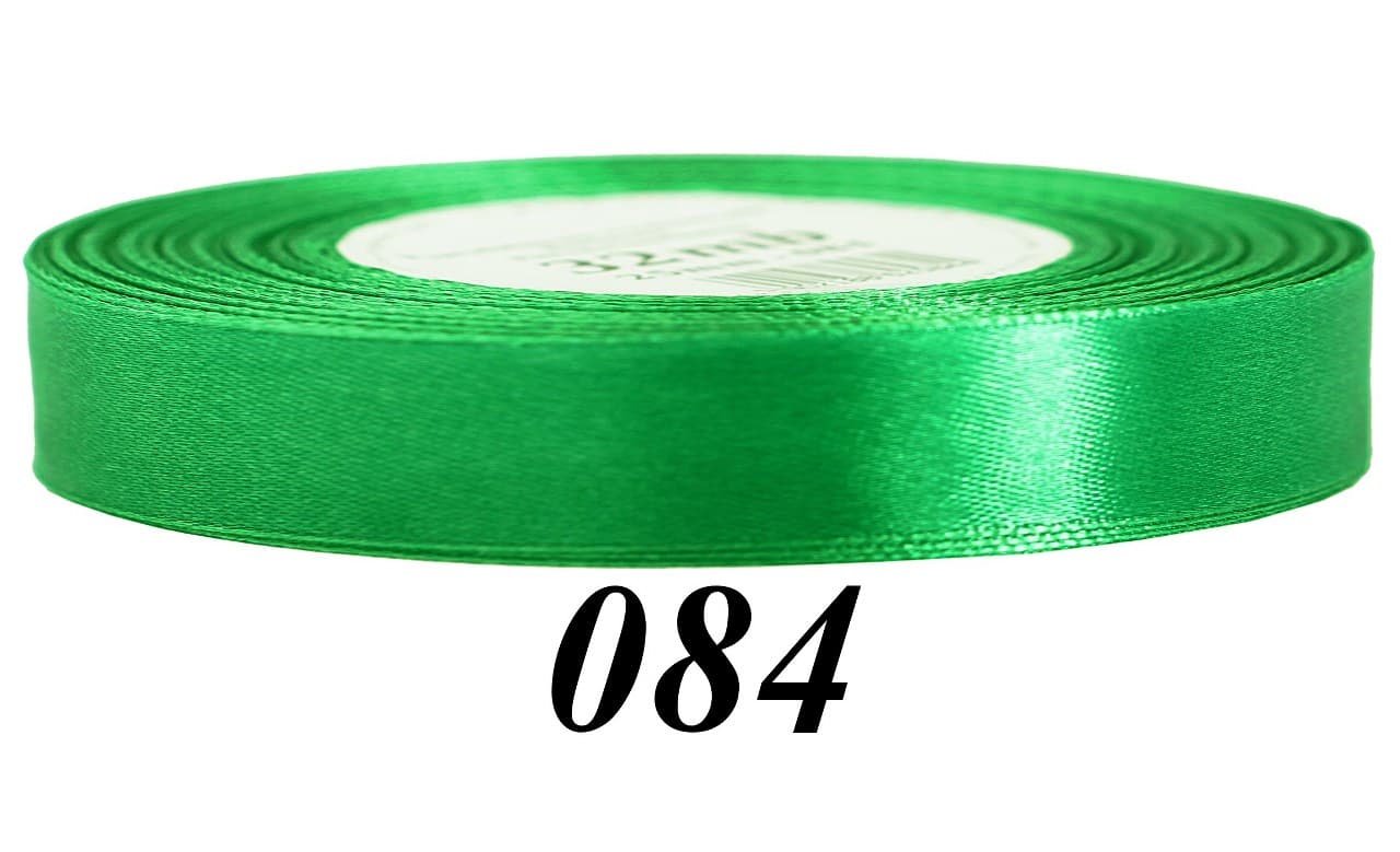 Wstążka satynowa 12mm/32mb, trawa