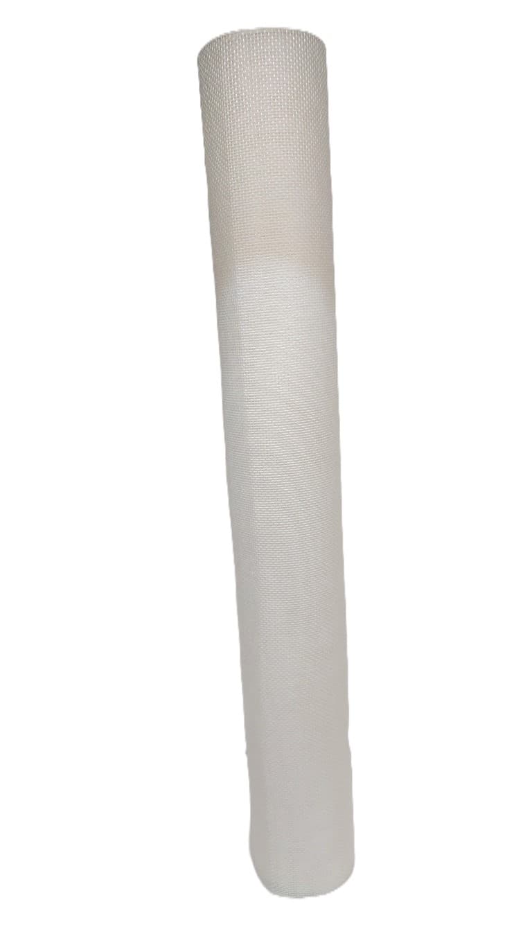 Juta  sztuczna, gęsta, 48cm/4,5mb, biała