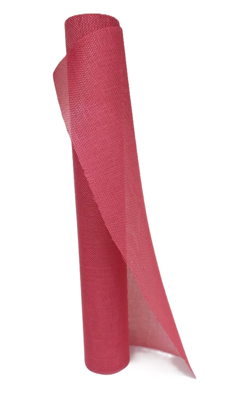 Juta  sztuczna, gęsta, 48cm/4,5mb, ciemnoróżowa