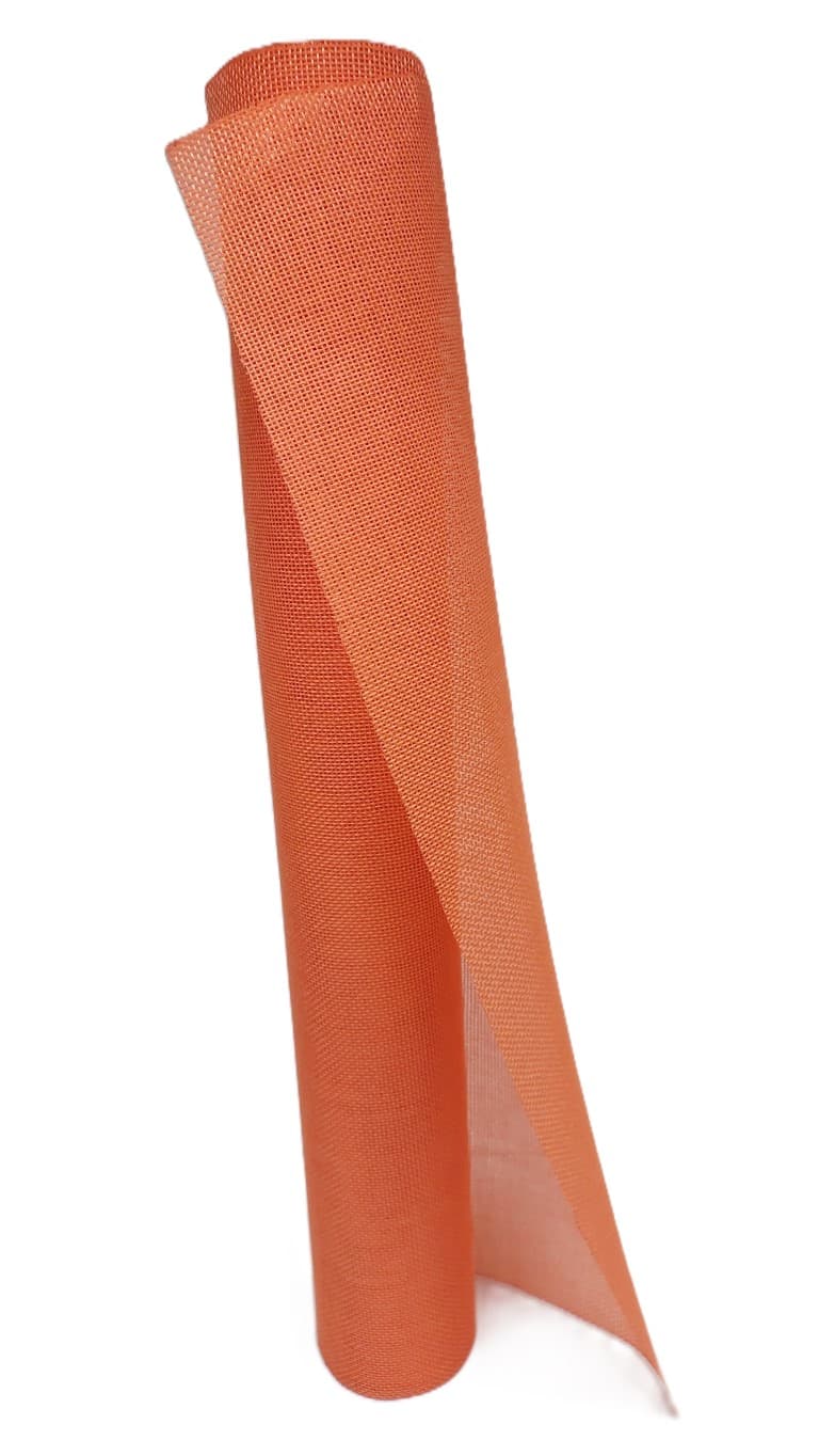 Juta  sztuczna, gęsta, 48cm/4,5mb, łososiowa