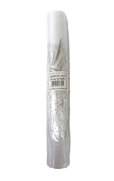 Organza komunijna posrebrzana IHS, 25cm/4,5mb