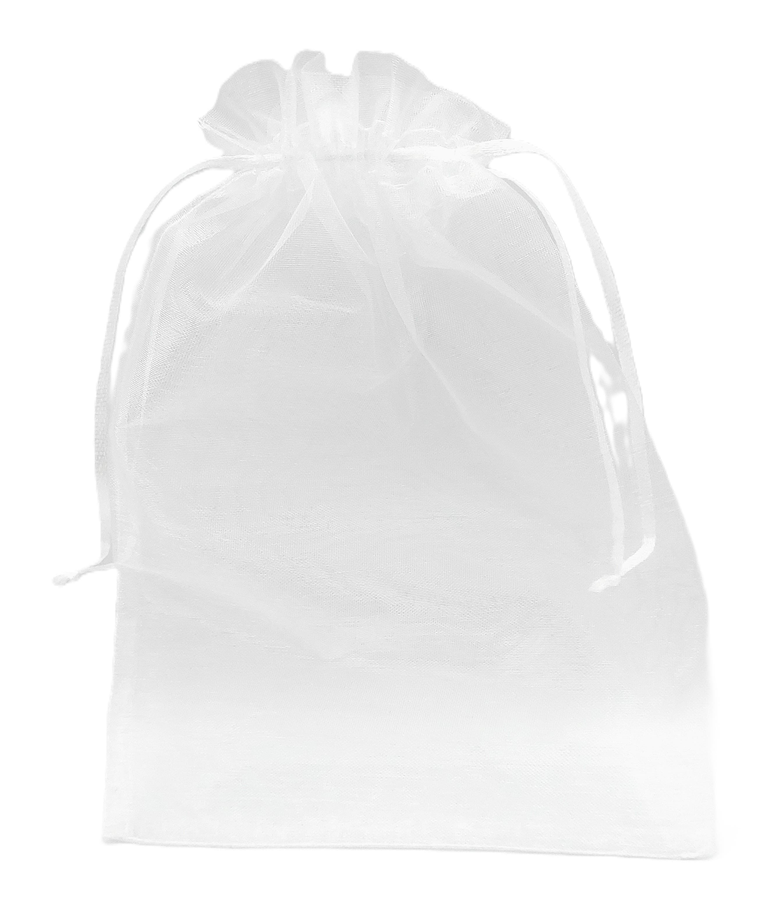 Woreczki z organzy, 30x40cm/12szt, białe