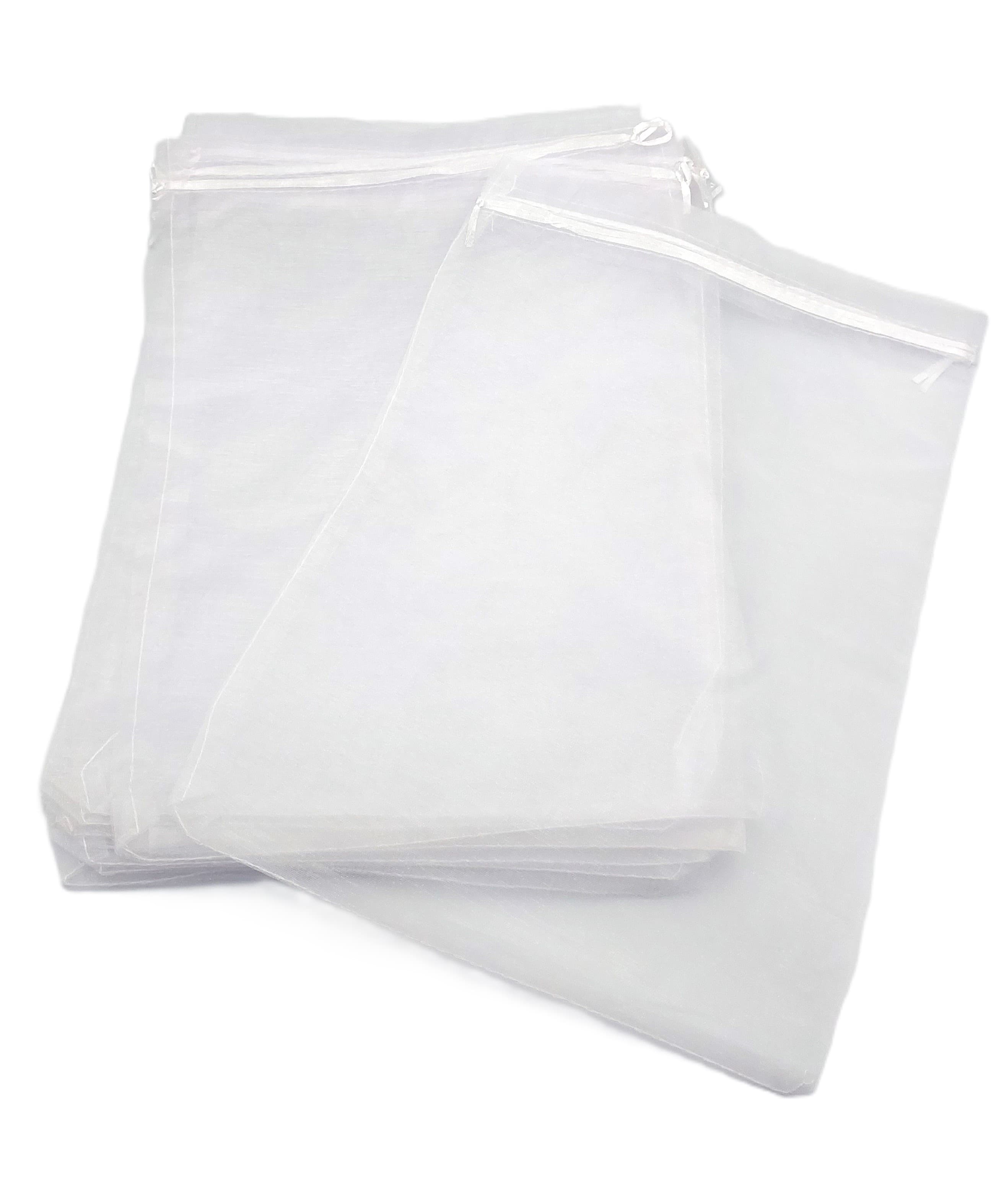 Woreczki z organzy, 30x40cm/12szt, białe