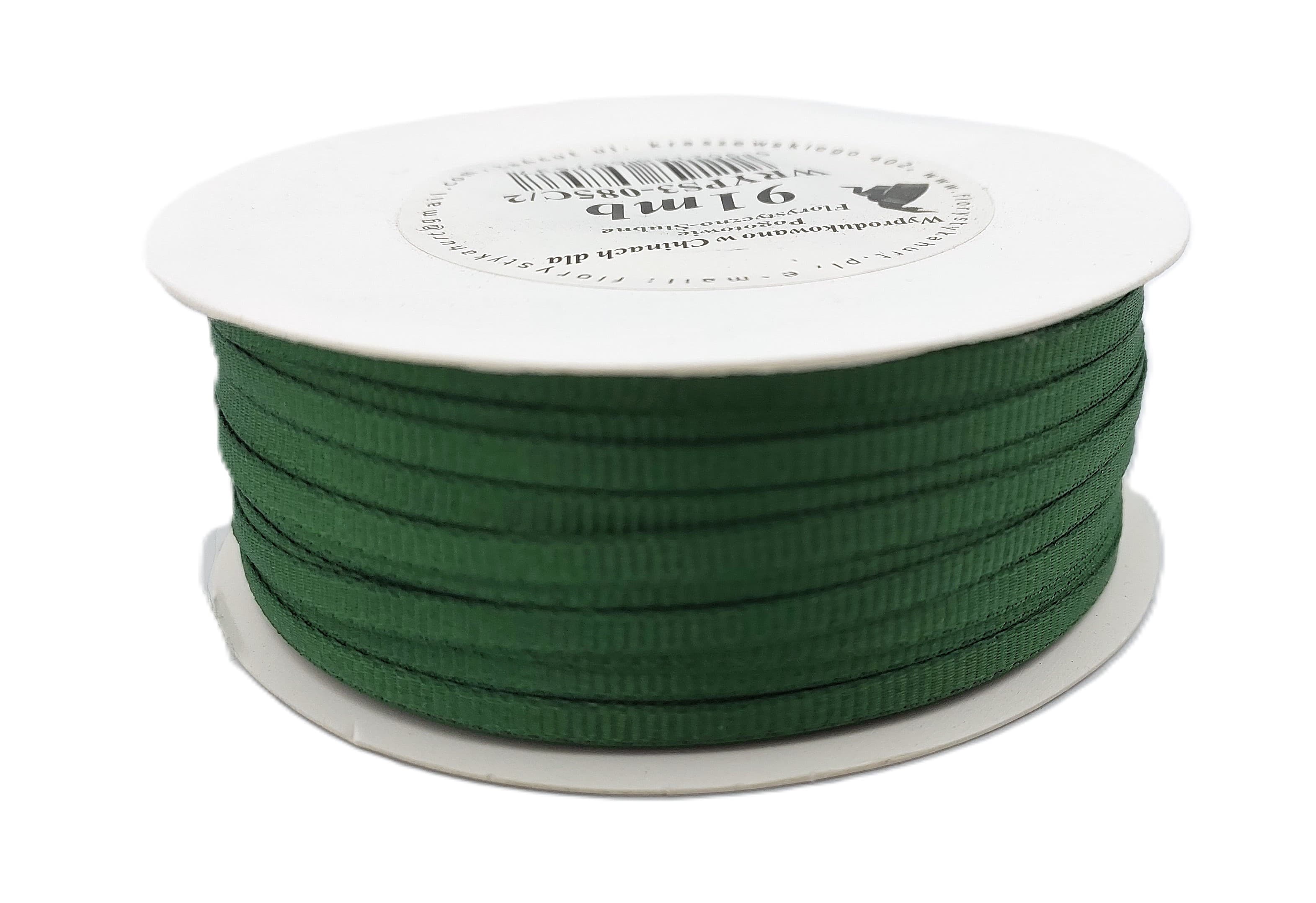 Wstążka rypsowa, 3mm/91mb, ciemna oliwka/2