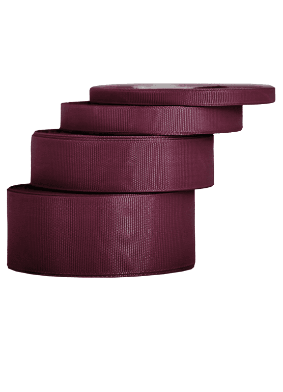 Wstążka rypsowa, 12mm/22mb, buraczkowy