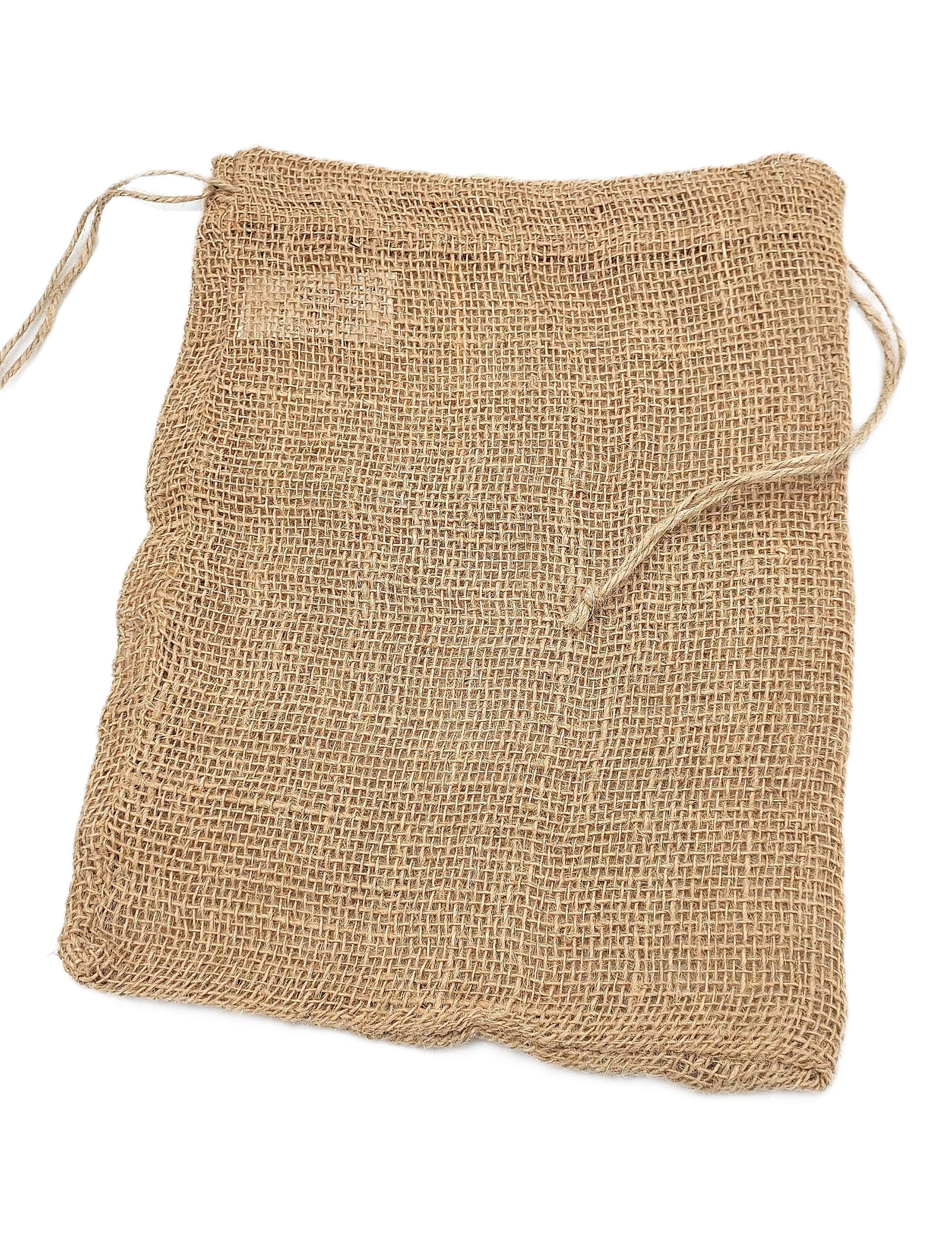 Worek jutowy ze ściągaczem, szer.25cm/wys.35cm