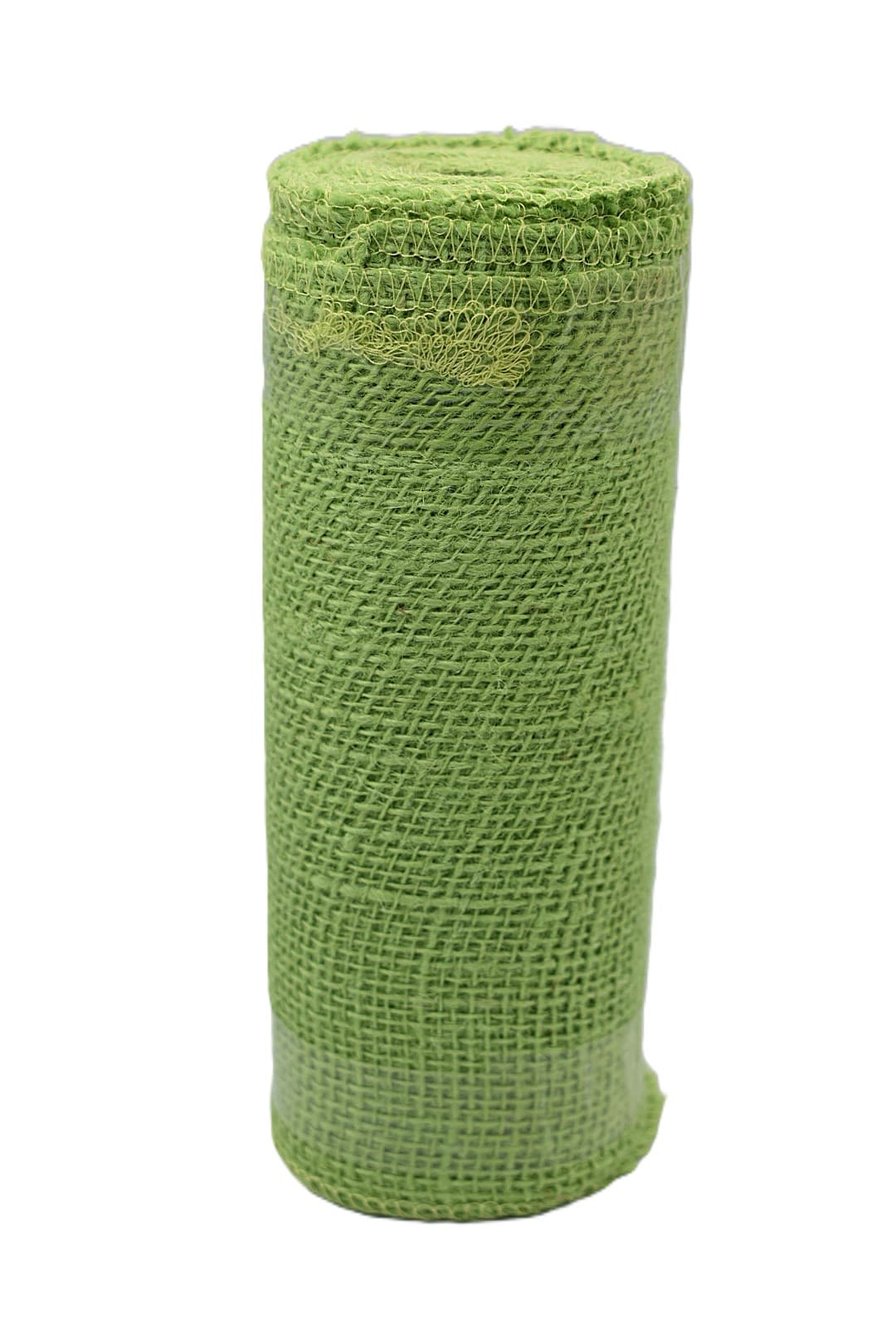 Juta obszywana, 9x8,20cm/5mb, 260g/m2, seledynowa